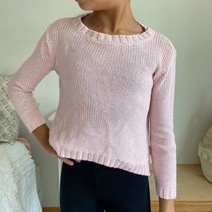 Pink knitted Pullover Sweater (Children/Kids)